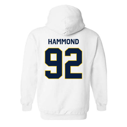 Michigan - NCAA Football : Ted Hammond - Classic Shersey Hooded Sweatshirt-1