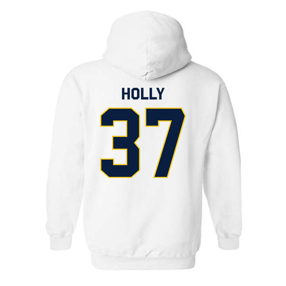 Michigan - NCAA Football : Julius Holly - Classic Shersey Hooded Sweatshirt-1