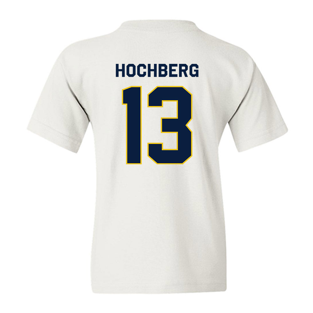 Michigan - NCAA Men's Basketball : Harrison Hochberg - Classic Shersey Youth T-Shirt-1