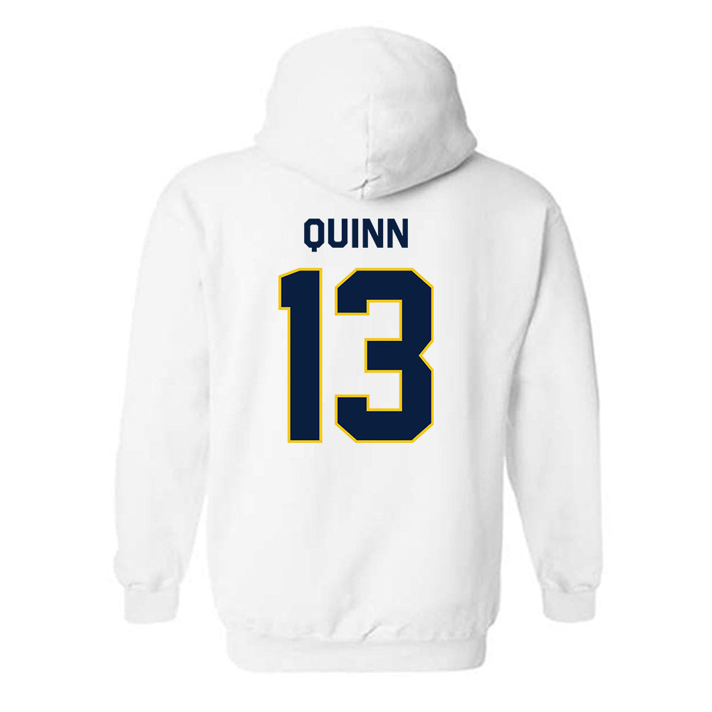 Michigan - NCAA Men's Lacrosse : Crandall Quinn - Classic Shersey Hooded Sweatshirt-2