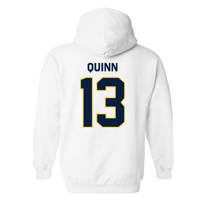 Michigan - NCAA Men's Lacrosse : Crandall Quinn - Classic Shersey Hooded Sweatshirt-2