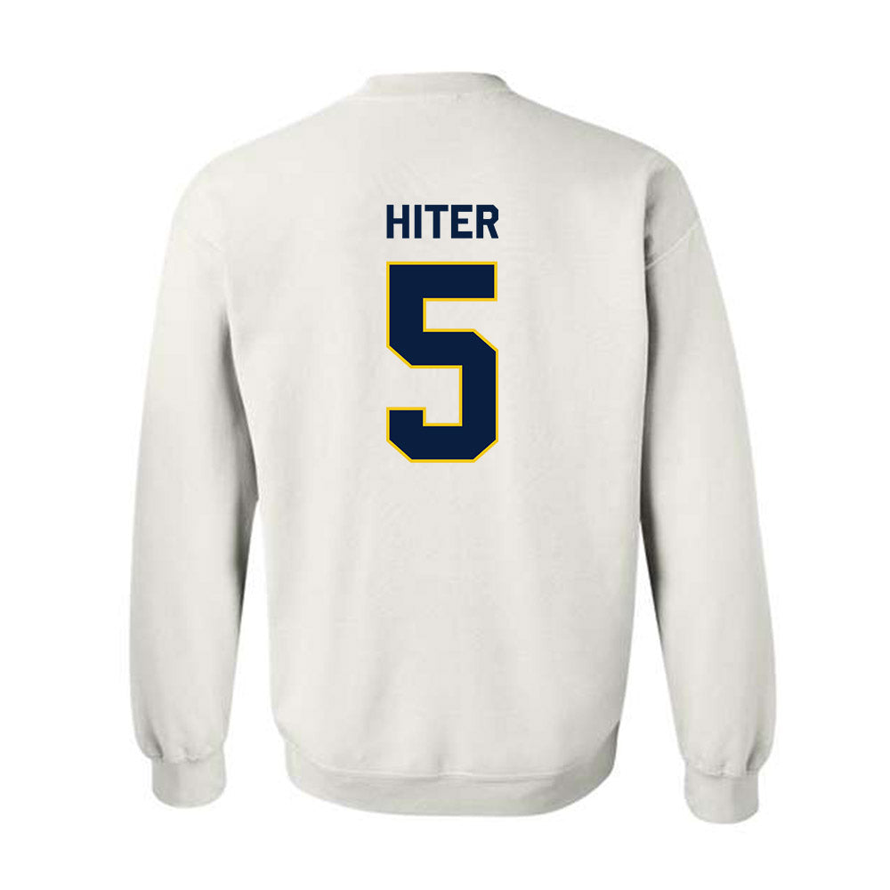 Michigan - NCAA Football : Savion Hiter - Classic Shersey Crewneck Sweatshirt-2