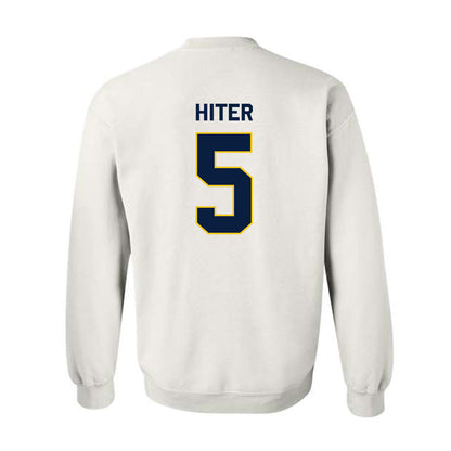 Michigan - NCAA Football : Savion Hiter - Classic Shersey Crewneck Sweatshirt-2
