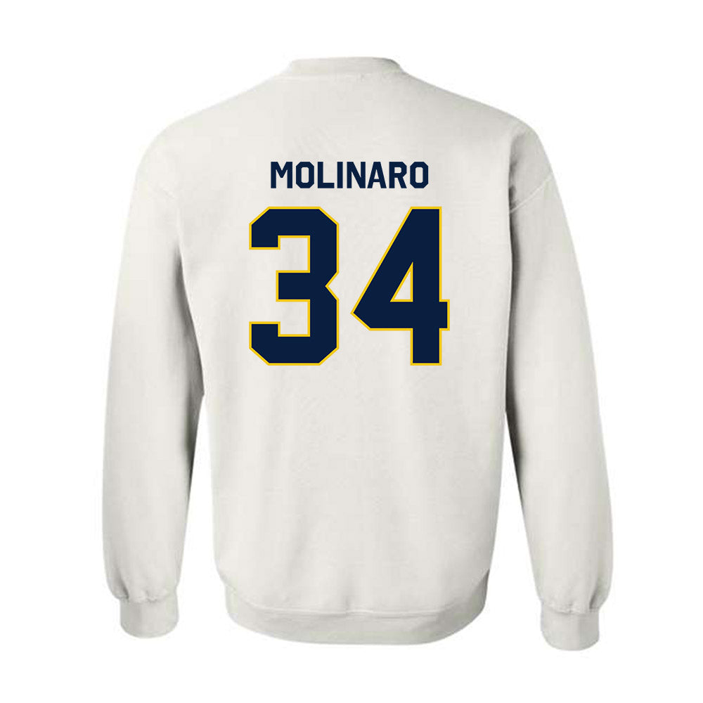 Michigan - NCAA Men's Ice Hockey : Julian Molinaro - Classic Shersey Crewneck Sweatshirt-2
