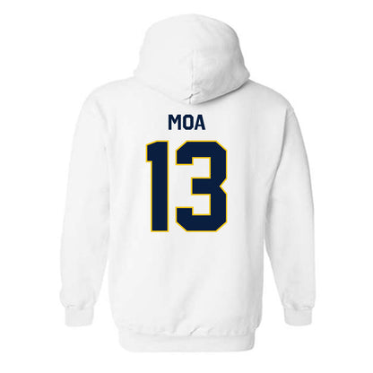 Michigan - NCAA Football : Aisea Moa - Classic Shersey Hooded Sweatshirt-2