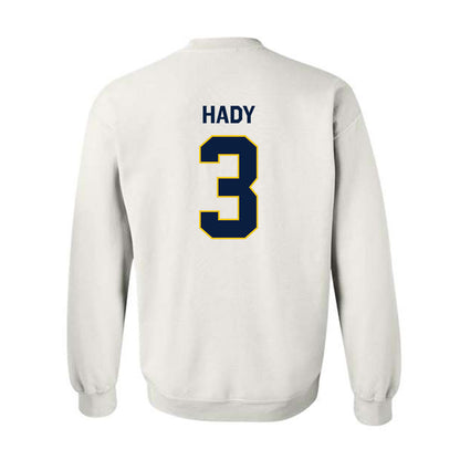 Michigan - NCAA Men's Ice Hockey : Hunter Hady - Classic Shersey Crewneck Sweatshirt-1