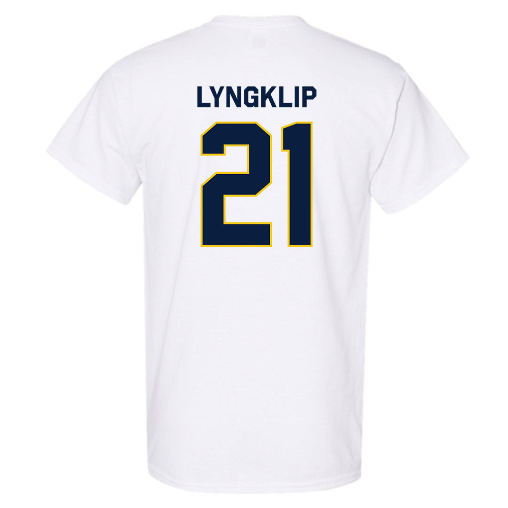 Michigan - NCAA Men's Lacrosse : Ryan Lyngklip - Classic Shersey T-Shirt-2