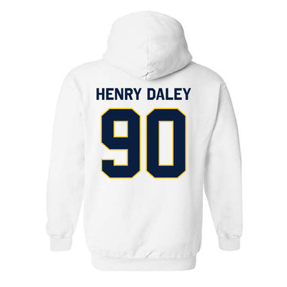 Michigan - NCAA Football : John Henry Daley - Classic Shersey Hooded Sweatshirt-2