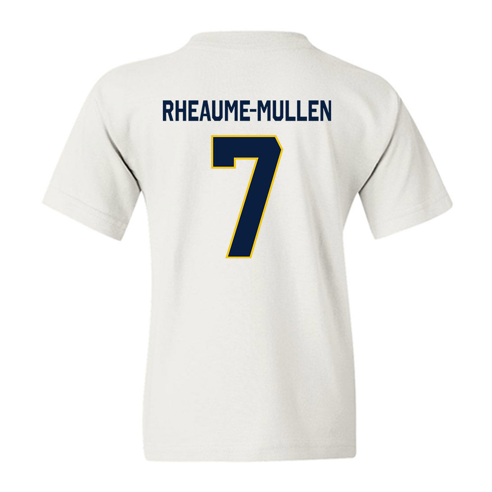Michigan - NCAA Men's Ice Hockey : Dakoda Rheaume-Mullen - Classic Shersey Youth T-Shirt-1