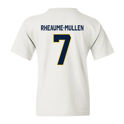 Michigan - NCAA Men's Ice Hockey : Dakoda Rheaume-Mullen - Classic Shersey Youth T-Shirt-1