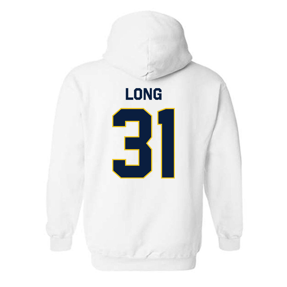 Michigan - NCAA Men's Lacrosse : Jack Long - Classic Shersey Hooded Sweatshirt-2