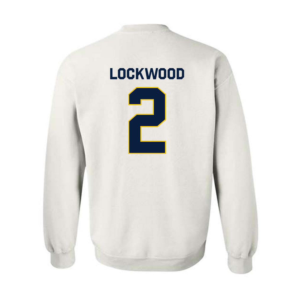 Michigan - NCAA Men's Lacrosse : Bo Lockwood - Classic Shersey Crewneck Sweatshirt-2