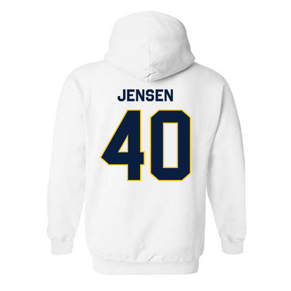 Michigan - NCAA Women's Lacrosse : Madeline Jensen - Classic Shersey Hooded Sweatshirt-1