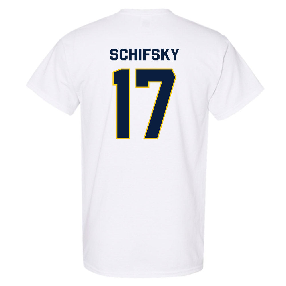 Michigan - NCAA Men's Ice Hockey : Garrett Schifsky - Classic Shersey T-Shirt-1