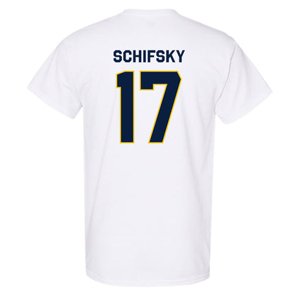 Michigan - NCAA Men's Ice Hockey : Garrett Schifsky - Classic Shersey T-Shirt-1