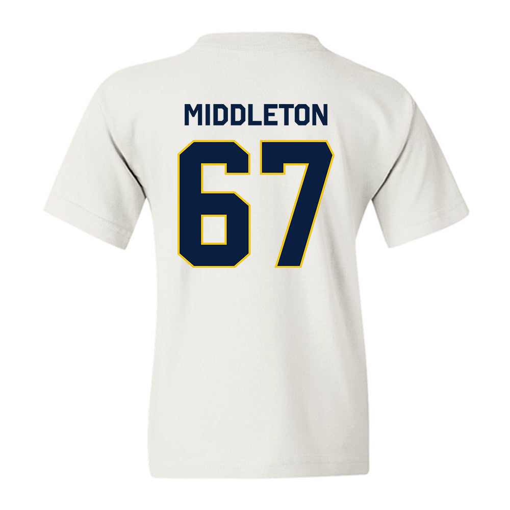 Michigan - NCAA Football : Trent Middleton - Classic Shersey Youth T-Shirt-2