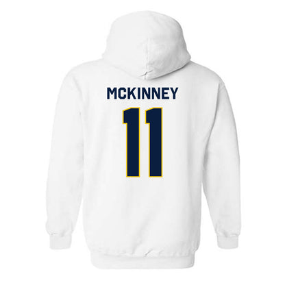 Michigan - NCAA Men's Ice Hockey : Cole McKinney - Classic Shersey Hooded Sweatshirt-1