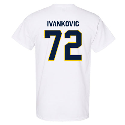 Michigan - NCAA Men's Ice Hockey : Jack Ivankovic - Classic Shersey T-Shirt-1
