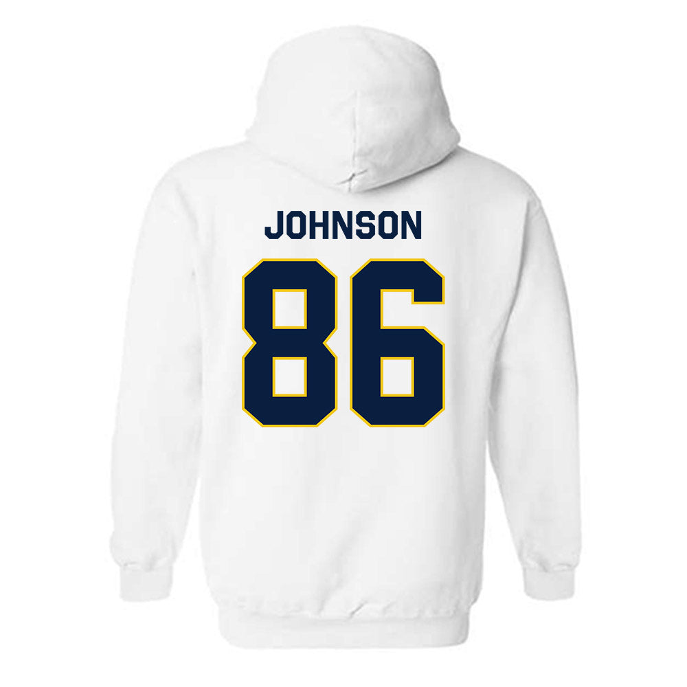 Michigan - NCAA Football : Travis Johnson - Classic Shersey Hooded Sweatshirt-2