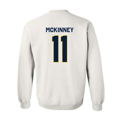 Michigan - NCAA Men's Ice Hockey : Cole McKinney - Classic Shersey Crewneck Sweatshirt-1