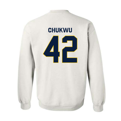 Michigan - NCAA Football : Jeffrey Chukwu - Classic Shersey Crewneck Sweatshirt-1