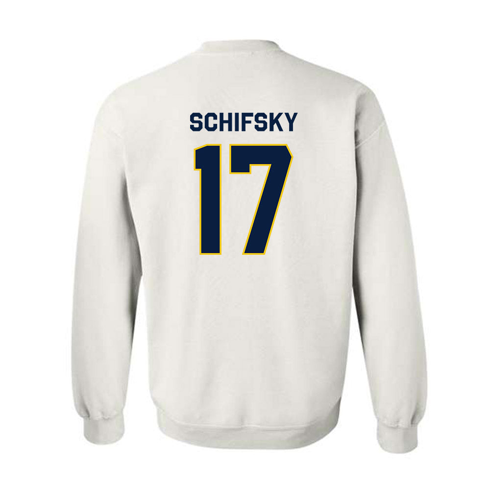 Michigan - NCAA Men's Ice Hockey : Garrett Schifsky - Classic Shersey Crewneck Sweatshirt-1