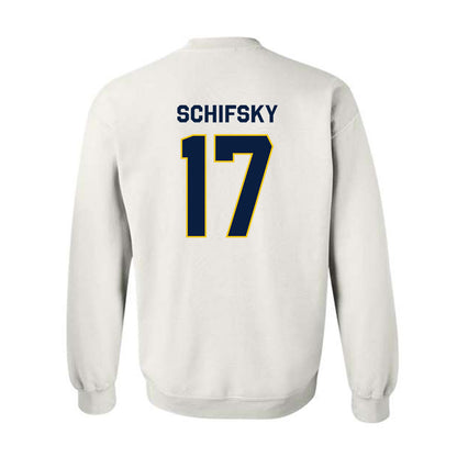 Michigan - NCAA Men's Ice Hockey : Garrett Schifsky - Classic Shersey Crewneck Sweatshirt-1