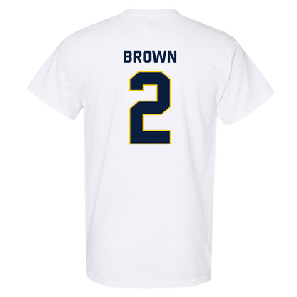Michigan - NCAA Women's Basketball : Macy Brown - Classic Shersey T-Shirt-1