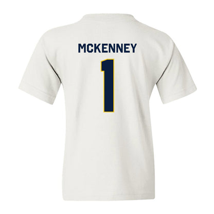 Michigan - NCAA Men's Basketball : Trey McKenney - Classic Shersey Youth T-Shirt-2