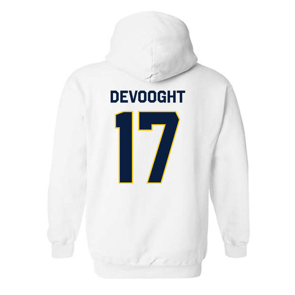 Michigan - NCAA Baseball : Gavin DeVooght - Classic Shersey Hooded Sweatshirt-2