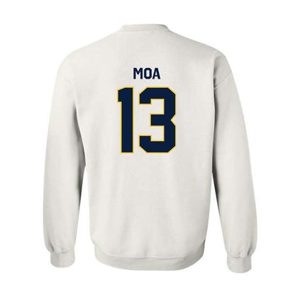 Michigan - NCAA Football : Aisea Moa - Classic Shersey Crewneck Sweatshirt-2