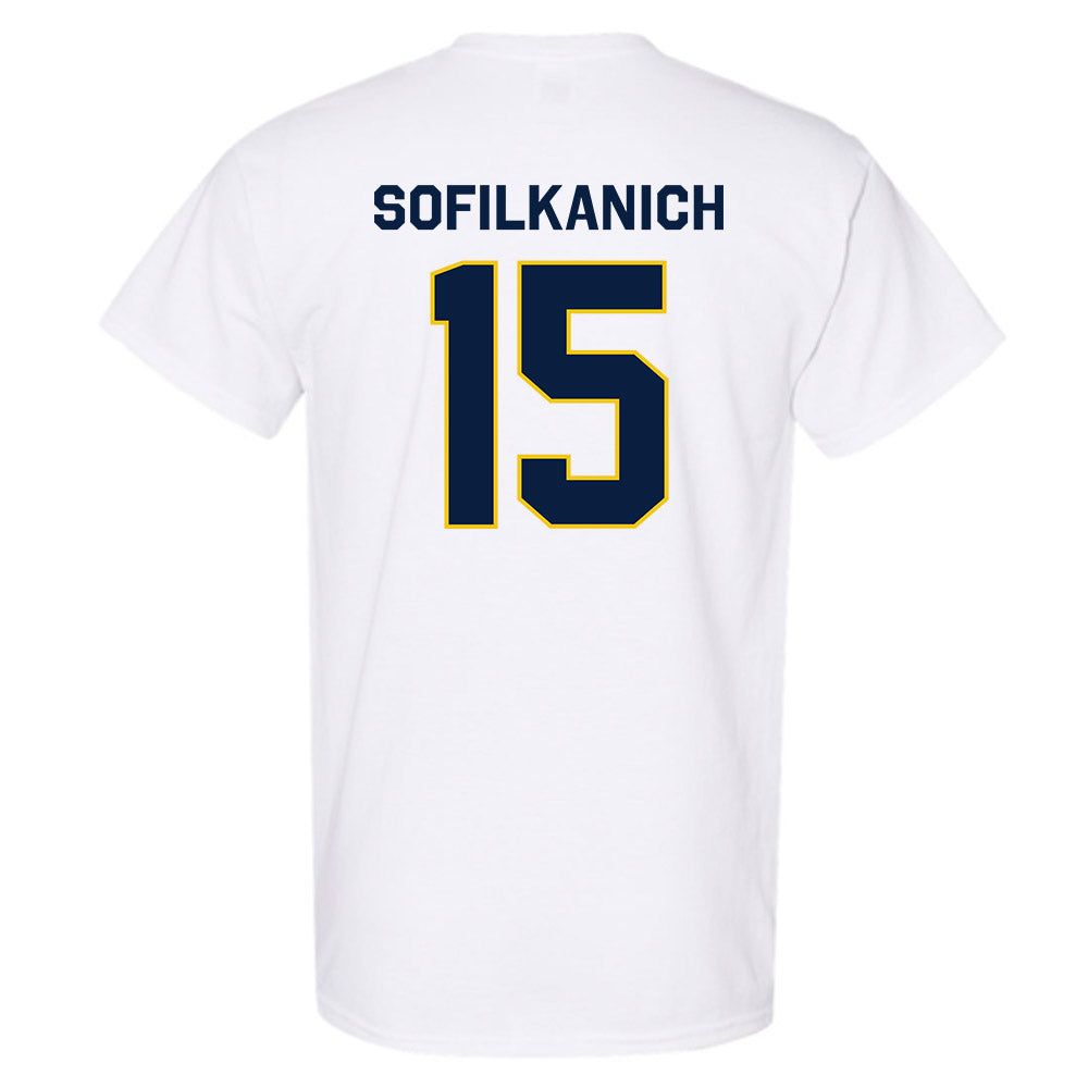 Michigan - NCAA Women's Basketball : Ashley Sofilkanich - Classic Shersey T-Shirt-1
