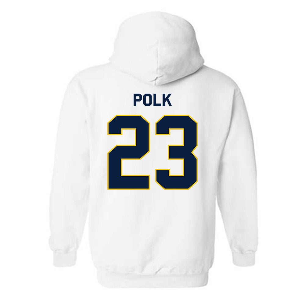 Michigan - NCAA Women's Lacrosse : Haley Polk - Classic Shersey Hooded Sweatshirt-1