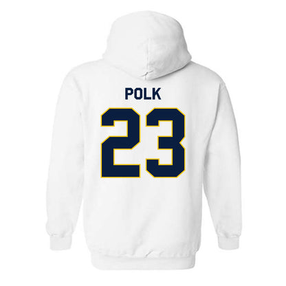Michigan - NCAA Women's Lacrosse : Haley Polk - Classic Shersey Hooded Sweatshirt-1