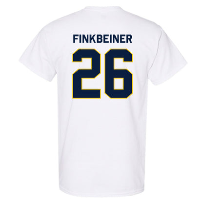 Michigan - NCAA Baseball : Tyler Finkbeiner - Classic Shersey T-Shirt-2