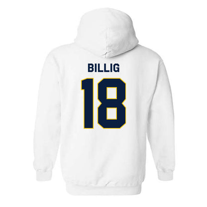 Michigan - NCAA Men's Lacrosse : Carson Billig - Classic Shersey Hooded Sweatshirt-2