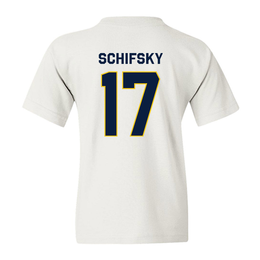 Michigan - NCAA Men's Ice Hockey : Garrett Schifsky - Classic Shersey Youth T-Shirt-1