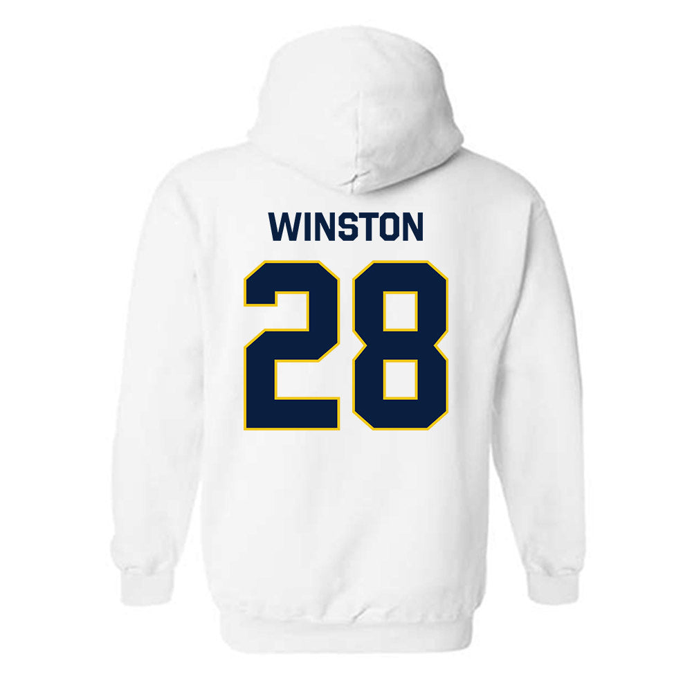 Michigan - NCAA Football : Kainoa Winston - Classic Shersey Hooded Sweatshirt-2