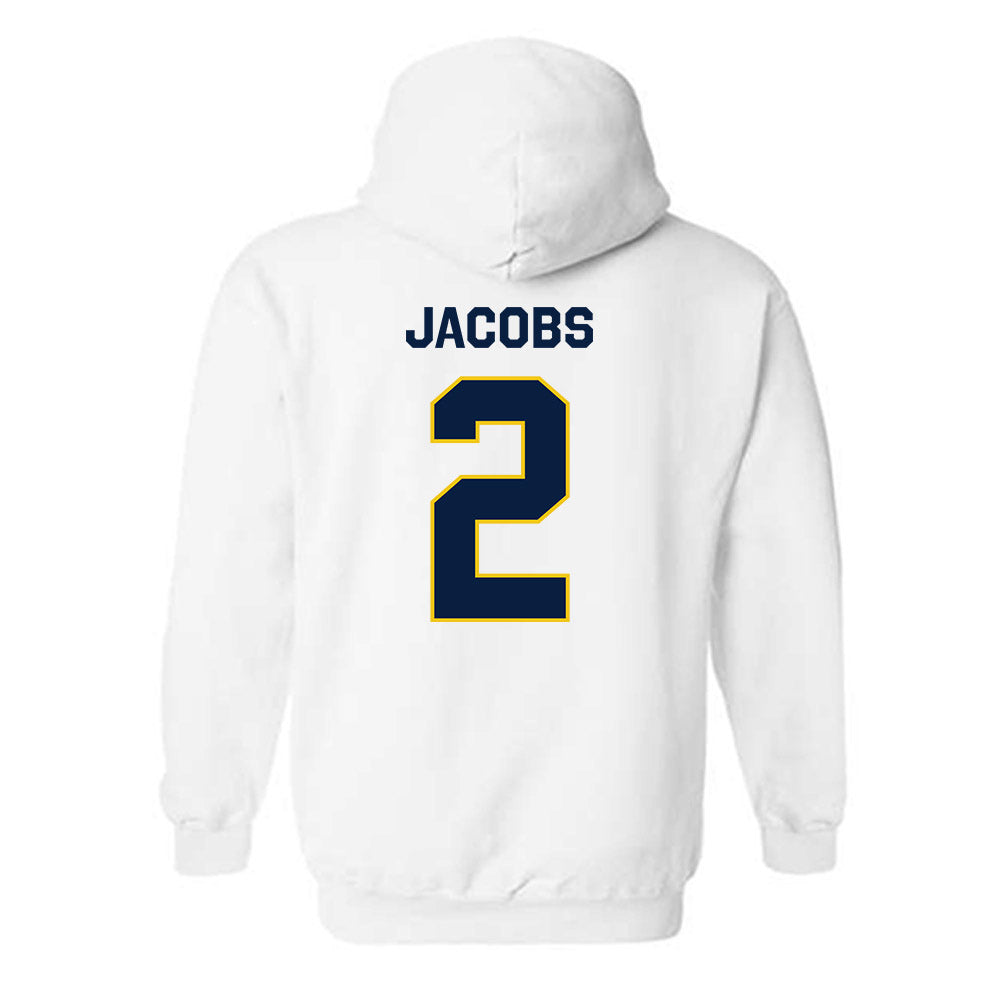 Michigan - NCAA Women's Volleyball : Allison Jacobs - Classic Shersey Hooded Sweatshirt-2