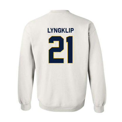 Michigan - NCAA Men's Lacrosse : Ryan Lyngklip - Classic Shersey Crewneck Sweatshirt-2