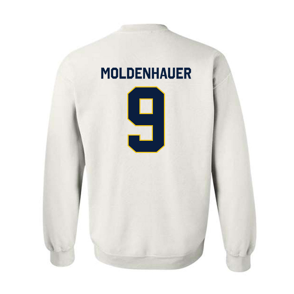 Michigan - NCAA Men's Ice Hockey : Nick Moldenhauer - Classic Shersey Crewneck Sweatshirt-1