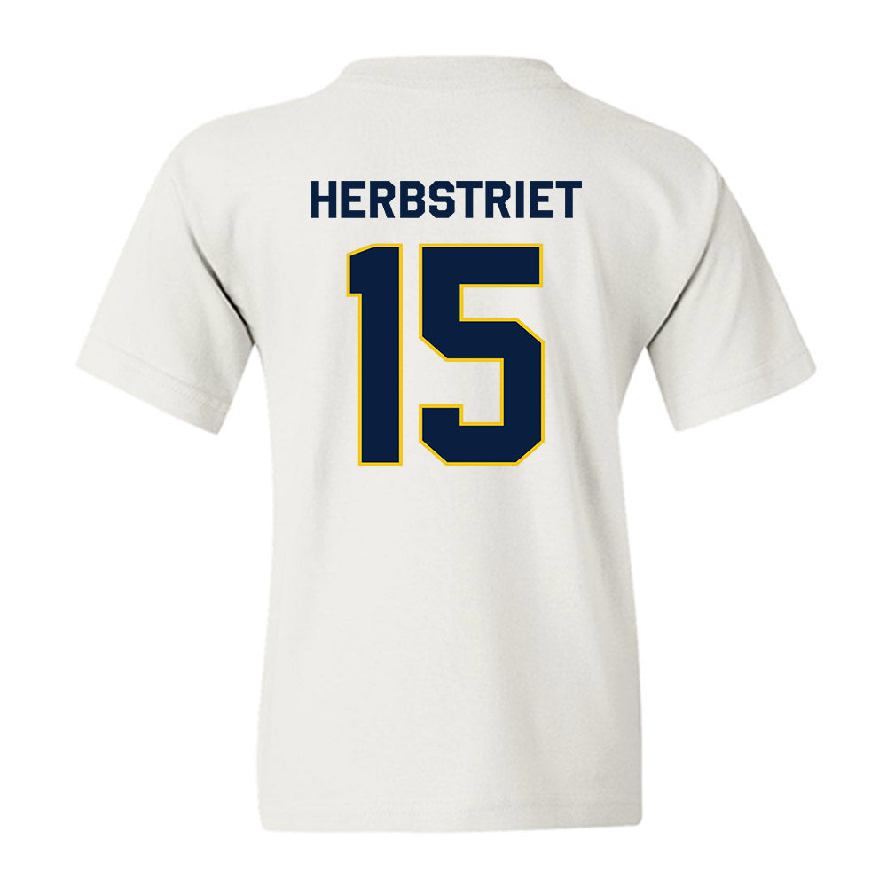 Michigan - NCAA Football : Chase Herbstriet - Classic Shersey Youth T-Shirt-2