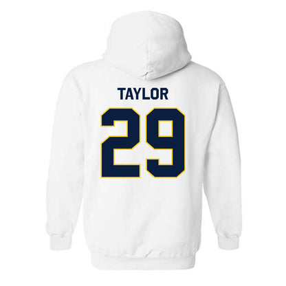 Michigan - NCAA Football : Chase Taylor - Classic Shersey Hooded Sweatshirt-1