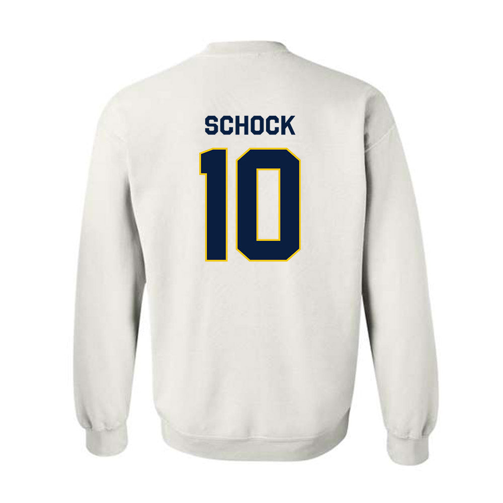 Michigan - NCAA Men's Ice Hockey : Drew Schock - Classic Shersey Crewneck Sweatshirt-1