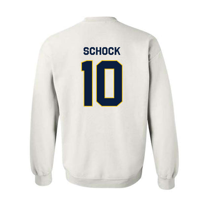 Michigan - NCAA Men's Ice Hockey : Drew Schock - Classic Shersey Crewneck Sweatshirt-1