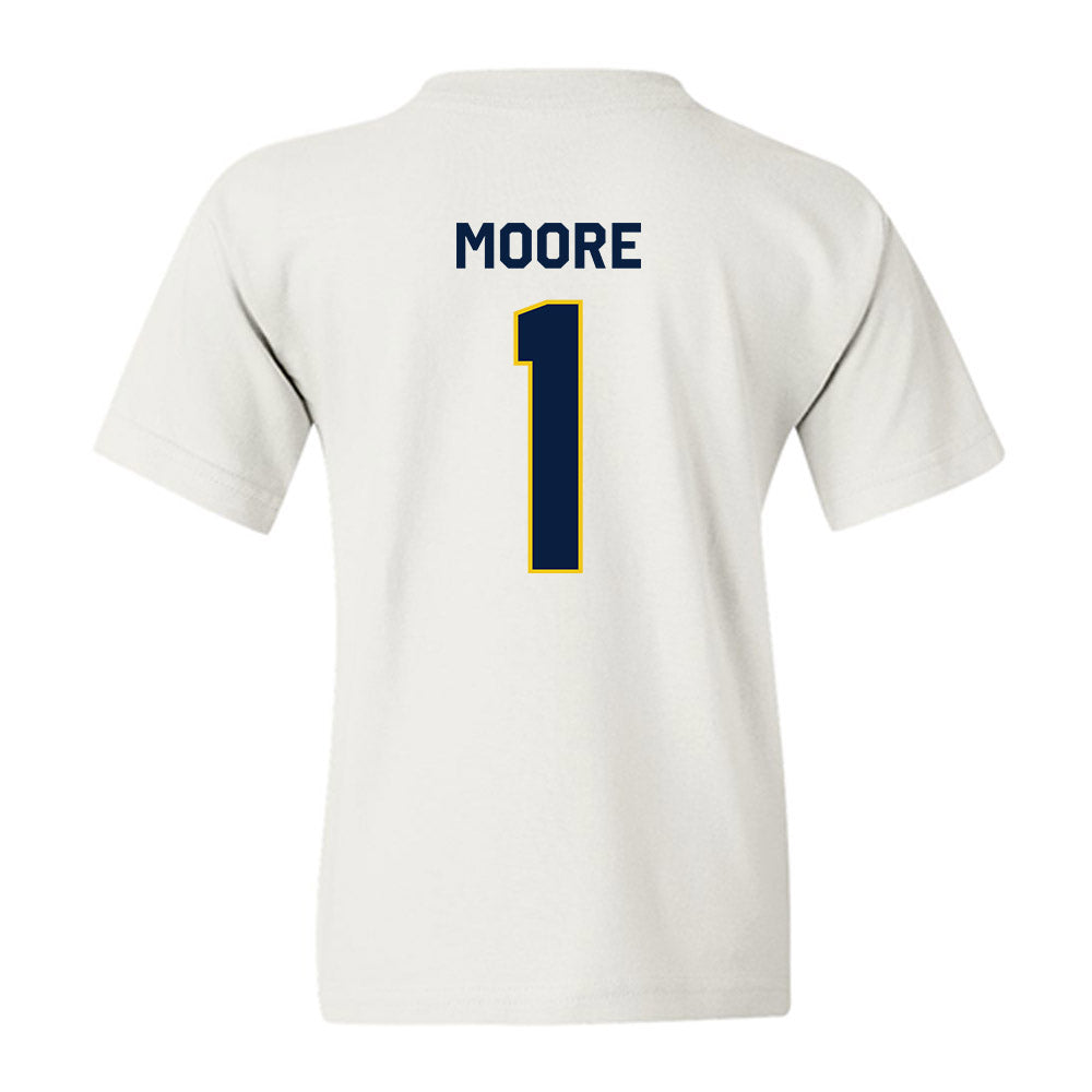 Michigan - NCAA Football : Rod Moore - Classic Shersey Youth T-Shirt-1