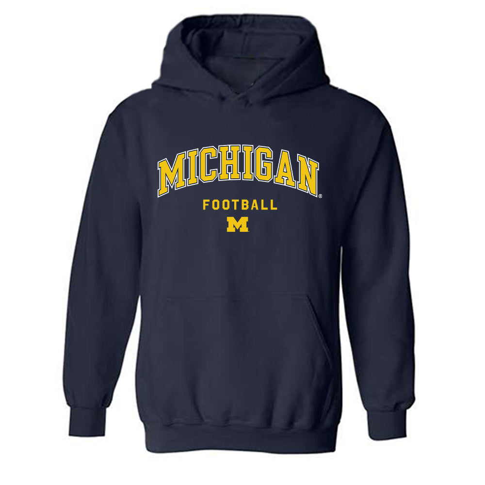 Michigan - NCAA Football : Gary Stacy - Classic Shersey Hooded Sweatshirt-1