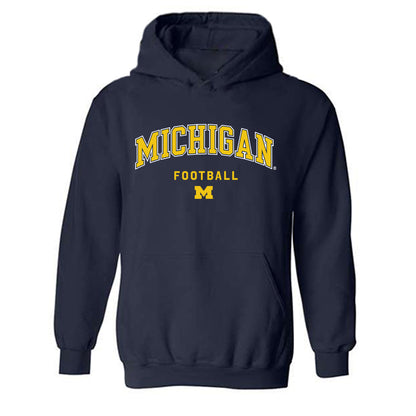 Michigan - NCAA Football : Gary Stacy - Classic Shersey Hooded Sweatshirt-1