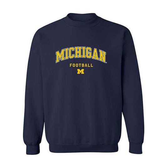 Michigan - NCAA Football : Luke Hamilton - Classic Shersey Crewneck Sweatshirt-0