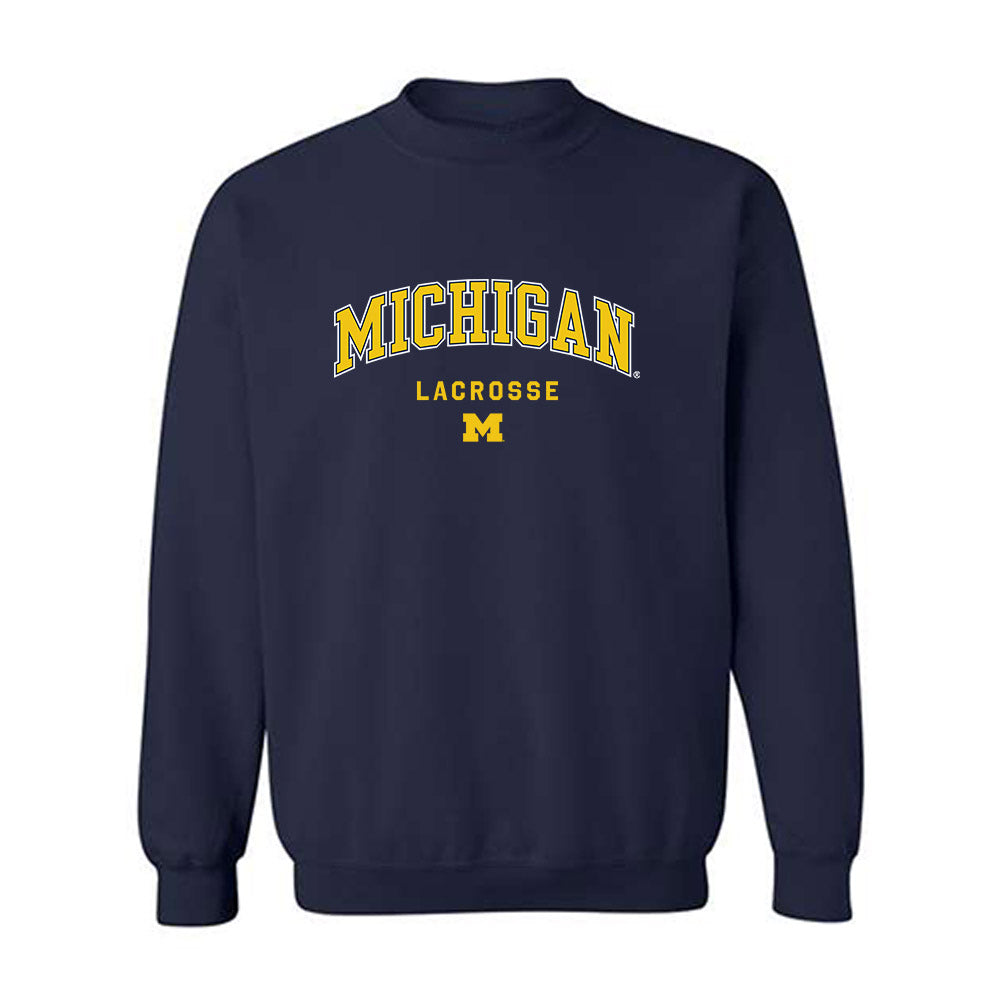 Michigan - NCAA Women's Lacrosse : Ava Class - Classic Shersey Crewneck Sweatshirt-0